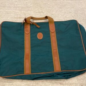 Ralph Lauren Vintage Canvas and Leather Travel Tote